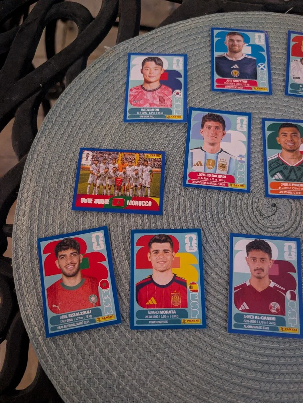Panini FIFA World Cup 2026 Red And Blue Border Stickers -19